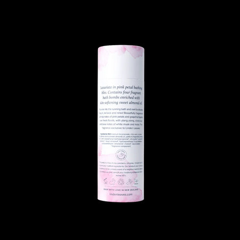 Pink Petal Bath Bombs 4 Pack-Linden Leaves-Matakana Pharmacy